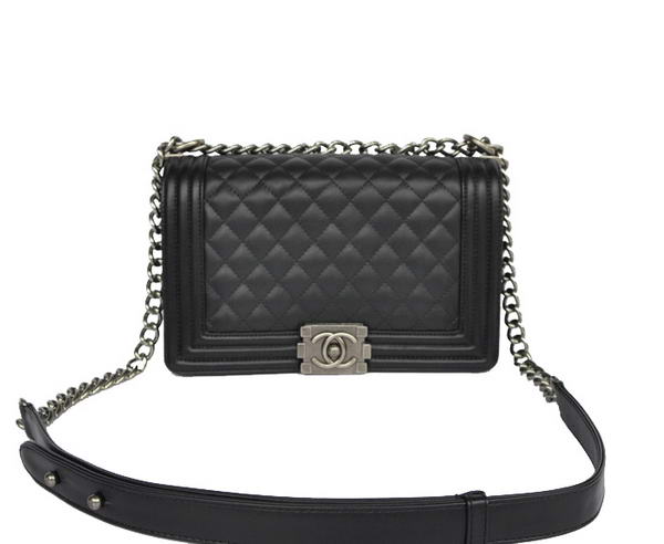 Chanel Le Boy Flap Shoulder Bag A67086 Black