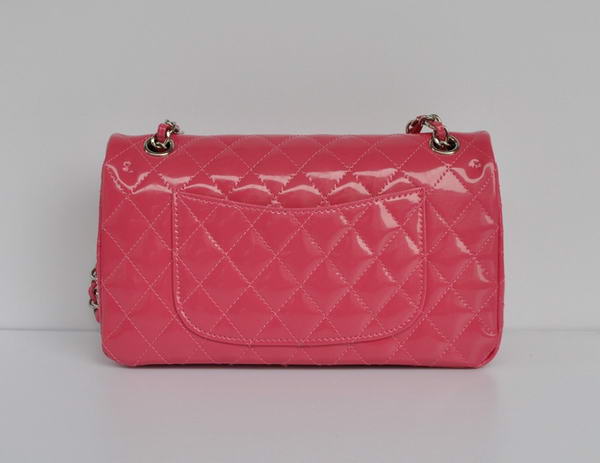 Cheap Chanel 2.55 Series Flap Bag 1112 Peach Patent Leather Silver Hardware Cheap Chanel 2.55 Series Flap Bag 1112 Peach Patent Leather Silver Hardware