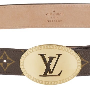 Louis Vuitton Cut Oval Monogram Belt M9842T Louis Vuitton Cut Oval Monogram Belt M9842T