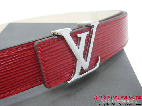Louis Vuitton Epi Leather Belts M9606V Red Louis Vuitton Epi Leather Belts M9606V Red