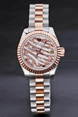 Rolex Datejust Rose Gold Stainless Steel 25mm Watch-RD3761 Rolex Datejust Rose Gold Stainless Steel 25mm Watch-RD3761