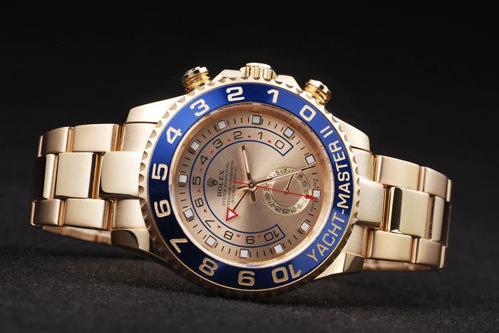 Rolex Yacht-Master II Blue Bezel&Golden Surface Watch-RY3339 Rolex Yacht-Master II Blue Bezel&Golden Surface Watch-RY3339