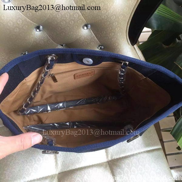 Chanel Medium Canvas Tote Shopping Bag A1679M Black Chanel Medium Canvas Tote Shopping Bag A1679M Black