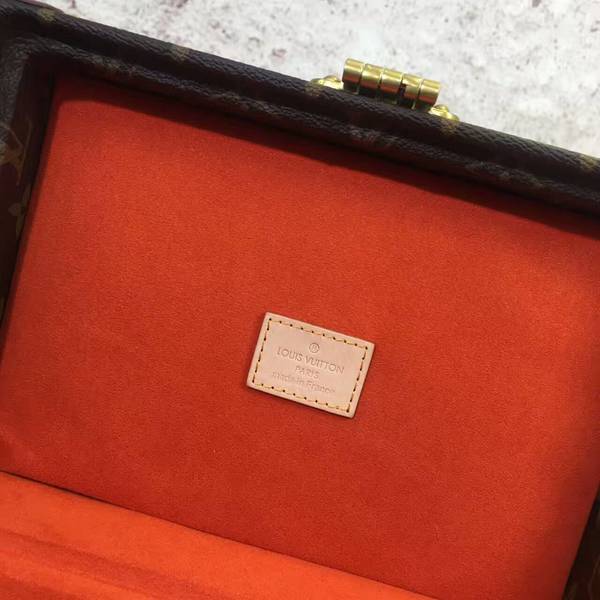 Louis Vuitton Monogram Canvas Treasure Box 40666 Light Red Louis Vuitton Monogram Canvas Treasure Box 40666 Light Red