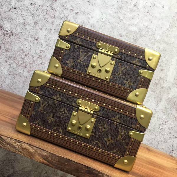 Louis Vuitton Monogram Canvas Treasure Box 40666 Light Red Louis Vuitton Monogram Canvas Treasure Box 40666 Light Red