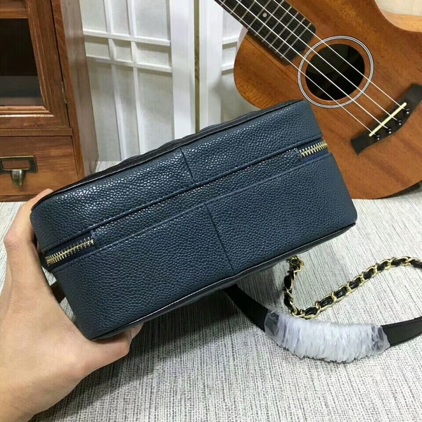 Chanel Calfskin Leather Mini Shoulder Bag 6070 Blue Chanel Calfskin Leather Mini Shoulder Bag 6070 Blue