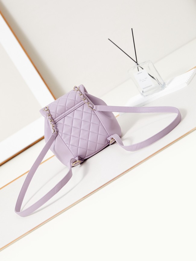 Chanel SMALL BACKPACK AS2908 Fuchsia