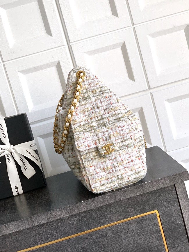 CHANEL 25 SMALL HANDBAG AS5293 Cream