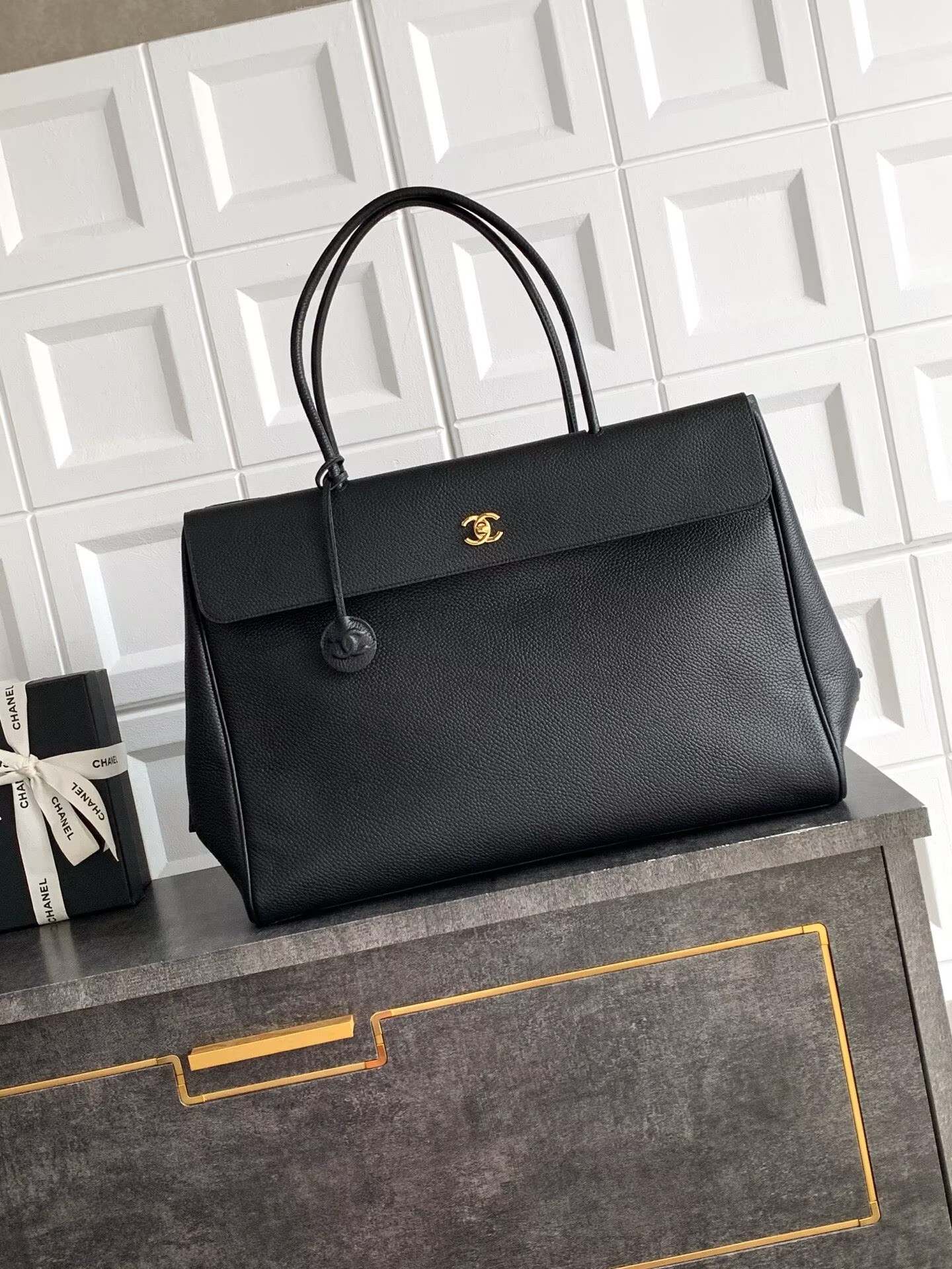 Chanel 26S Original Shopping Bag AS6289 Black Chanel 26S Original Shopping Bag AS6289 Black