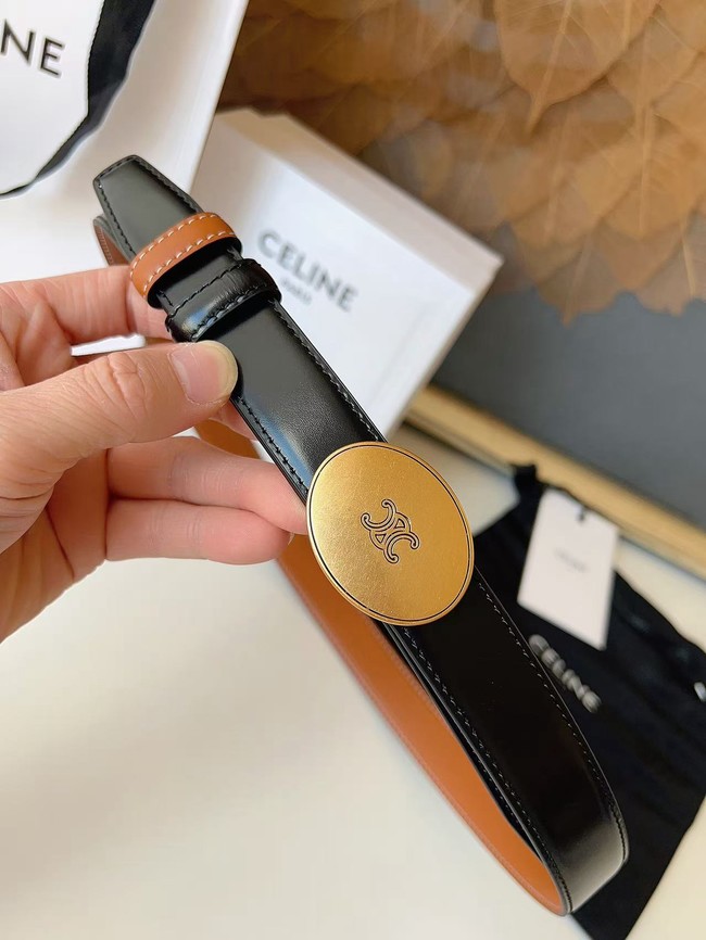 Celine Thin Plate Belt IN 25MM Taurillon Leather B10673-8 Celine Thin Plate Belt IN 25MM Taurillon Leather B10673-8