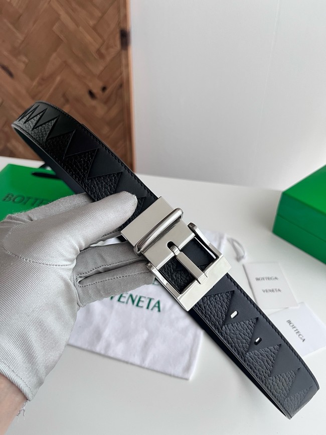 Bottega Veneta Intrecciato Taurillon Belt 876745-1 Bottega Veneta Intrecciato Taurillon Belt 876745-1