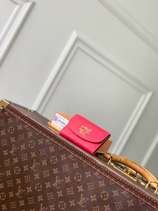 Louis Vuitton Rosalie Coin Purse M27480 red Louis Vuitton Rosalie Coin Purse M27480 red