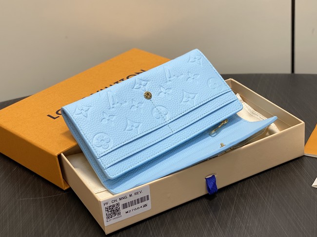 Louis Vuitton Sarah Wallet M27664 blue Louis Vuitton Sarah Wallet M27664 blue