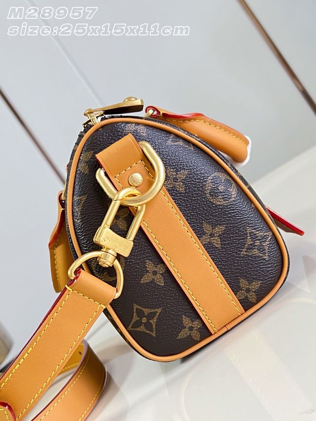 Louis Vuitton Keepall Bandouliere 25 M28957 brown