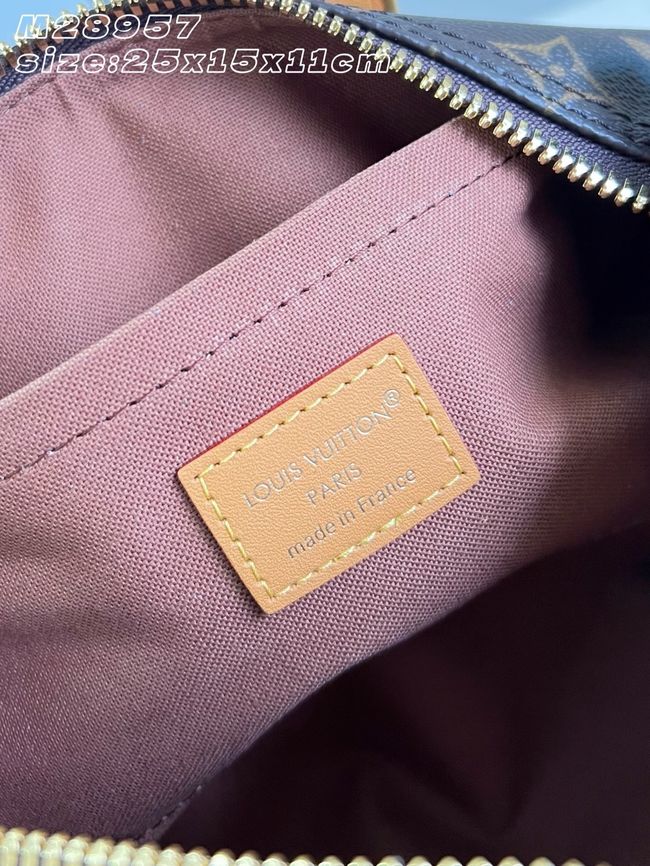 Louis Vuitton Keepall Bandouliere 25 M28957 brown