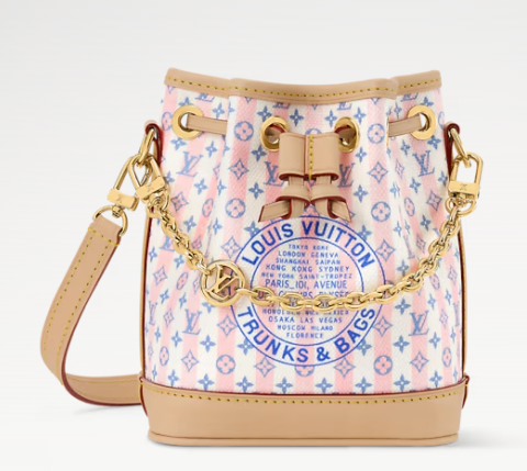 Louis Vuitton NEW Nano Noe M29029 Stamp Blue Louis Vuitton NEW Nano Noe M29029 Stamp Blue