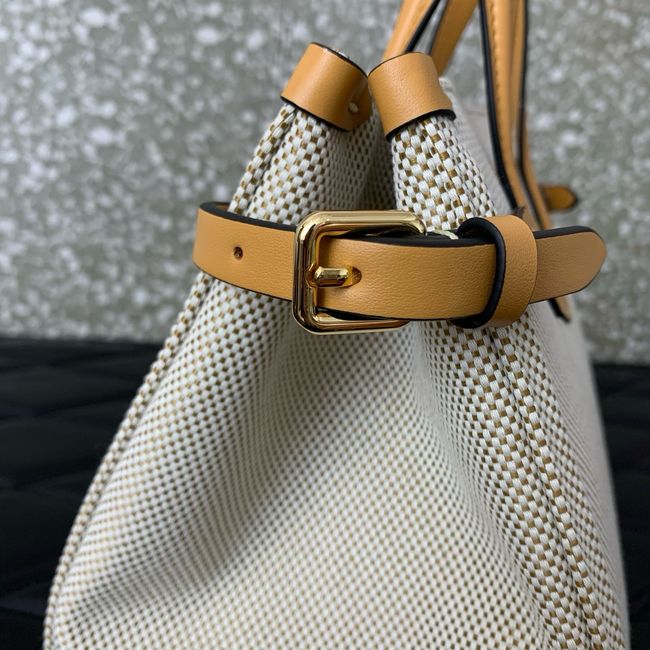 ALENTINO GARAVANI ANTIBES small Canvas leather bag WB0R20 tobacco ALENTINO GARAVANI ANTIBES small Canvas leather bag WB0R20 tobacco