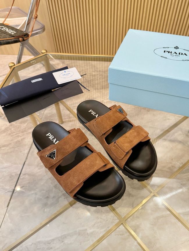 Prada Nubuck slides 1XZ794-3 Prada Nubuck slides 1XZ794-3