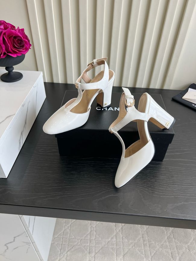 Chanel Lambskin Mary Janes high heels 8.5CM 64104-1 Chanel Lambskin Mary Janes high heels 8.5CM 64104-1