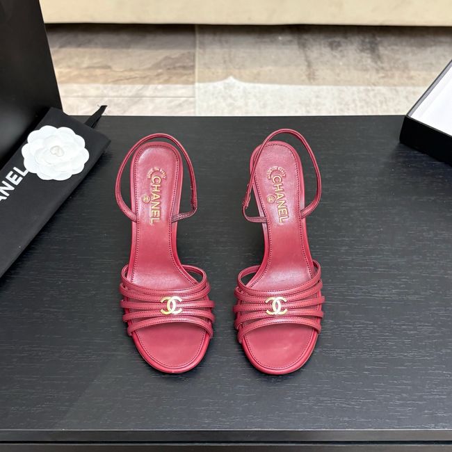 Chanel Slingbacks Lambskin heels 9CM 64125-4 Chanel Slingbacks Lambskin heels 9CM 64125-4