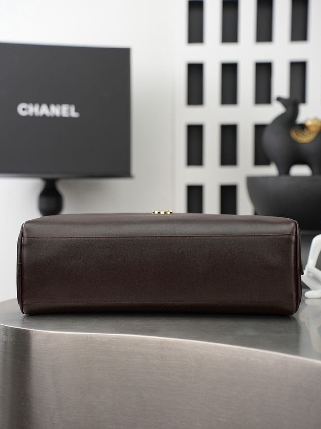 Chanel Large Bowling Bag AS6211 dark brown Chanel Large Bowling Bag AS6211 dark brown