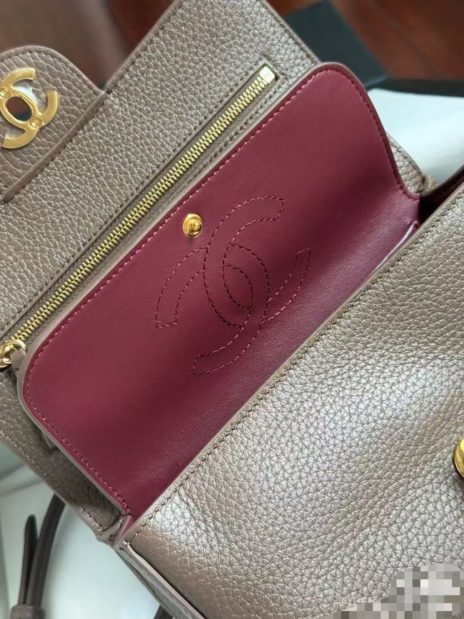 Chanel Mini Flap Bag AS6573 brown Chanel Mini Flap Bag AS6573 brown