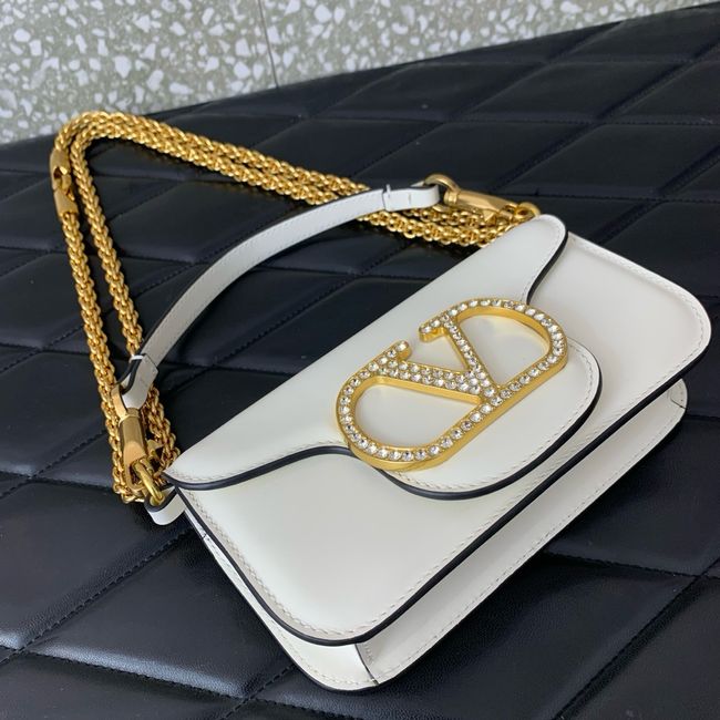VALENTINO LOCO Small Shoulder Bag PYE4L2 WHITE