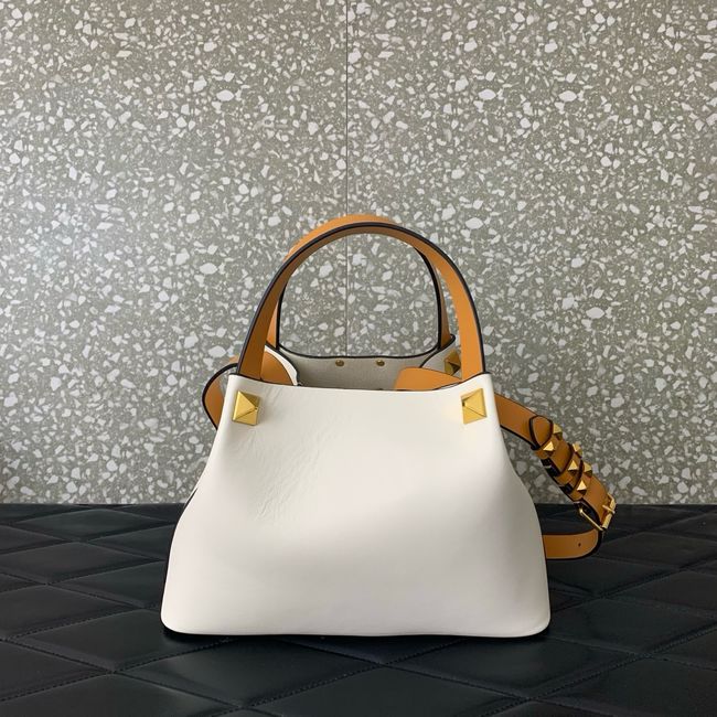 VALENTINO small Sheepskin Shoulder Bag 0112S white&brown
