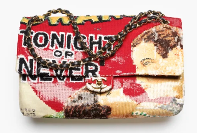 CHANEL Maxi Flap bag AS6281 Red & Multicolor