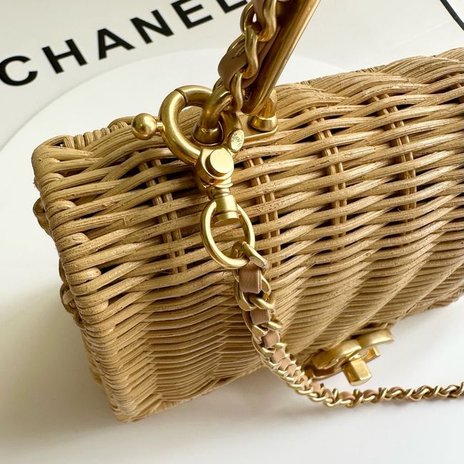 CHANEL Shoulder Bag AS5994 Apricot