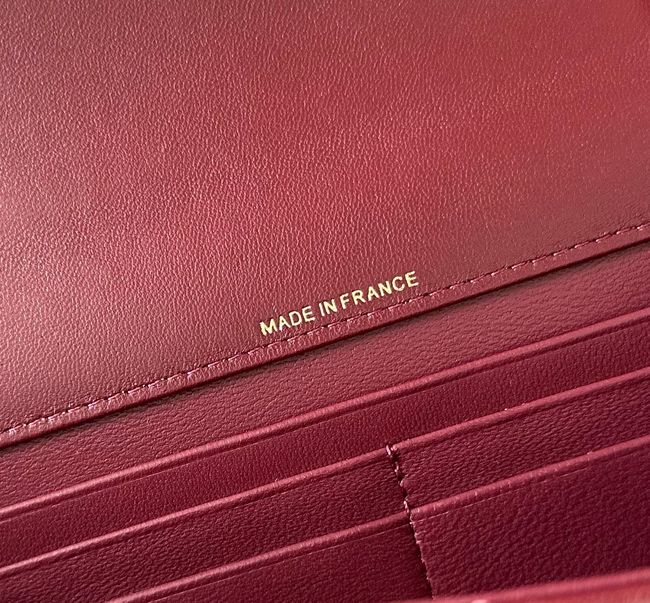 Chanel Clutch with chain Sheepskin AP5280 Burgundy