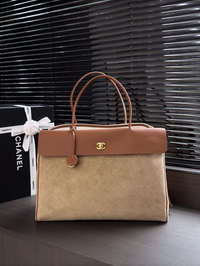 Chanel Large Shopping Bag AS6289 brown&dark Beige Chanel Large Shopping Bag AS6289 brown&dark Beige