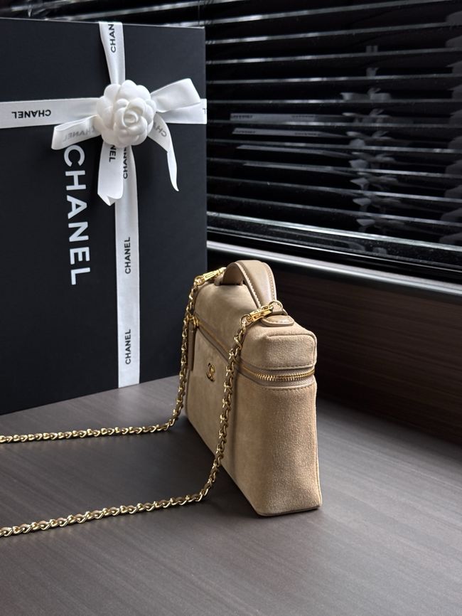 Chanel Large Vanity with chain AP5347 dark Beige