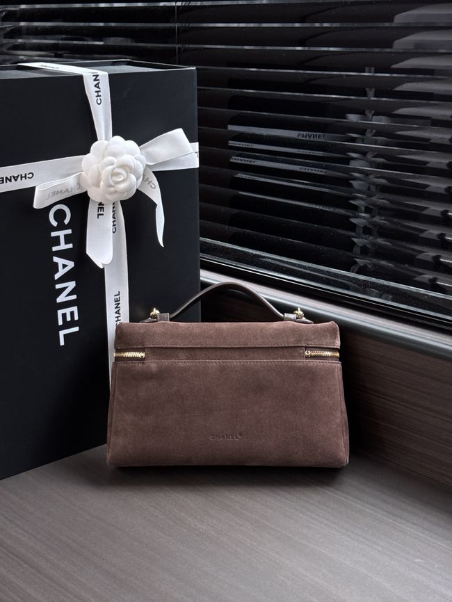 Chanel Large Vanity with chain AP5347 dark brown Chanel Large Vanity with chain AP5347 dark brown