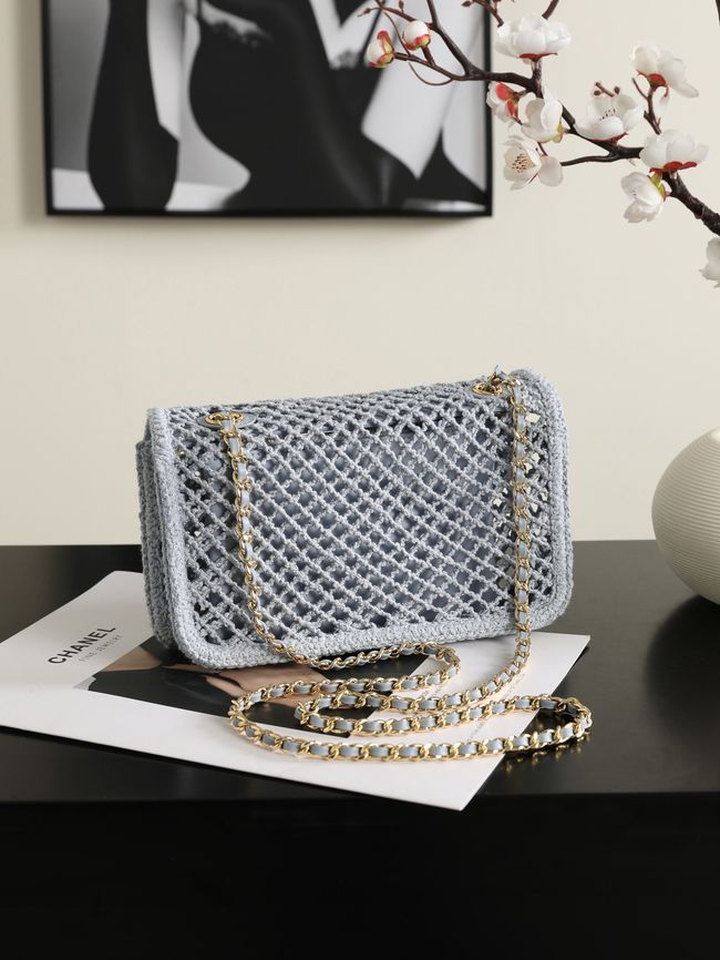 Chanel Small Flap Bag AS6157 gray Chanel Small Flap Bag AS6157 gray