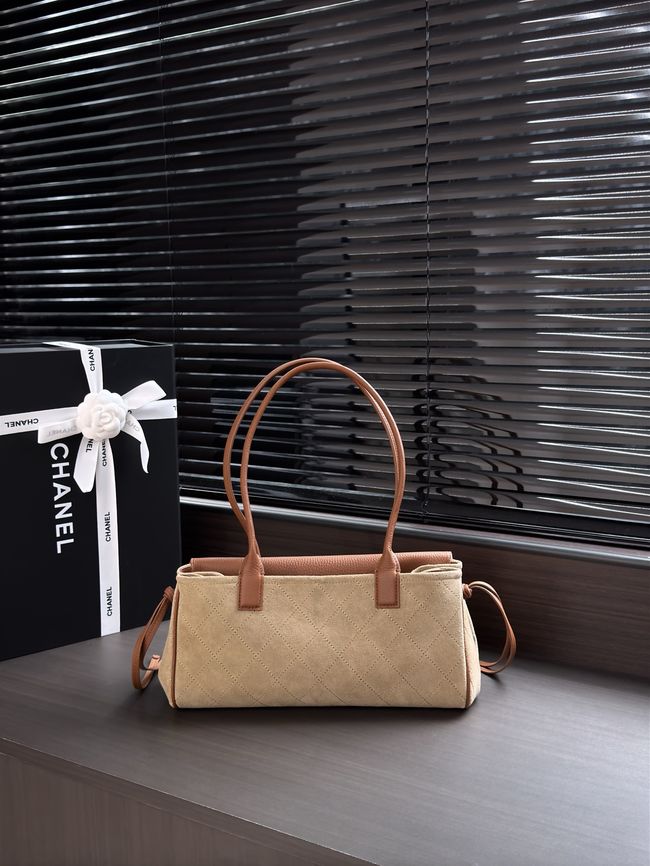Chanel Small Shopping Bag AS6288 brown&dark Beige Chanel Small Shopping Bag AS6288 brown&dark Beige