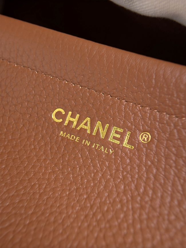 Chanel Small Shopping Bag AS6288 brown&dark Beige Chanel Small Shopping Bag AS6288 brown&dark Beige