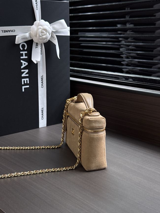 Chanel Vanity with chain AP5346 Dark Beige Chanel Vanity with chain AP5346 Dark Beige