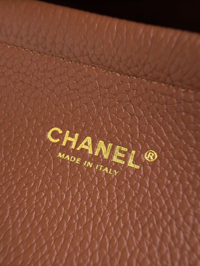 Chanel Shopping Bag AS6428 Dark Beige & camel Chanel Shopping Bag AS6428 Dark Beige & camel