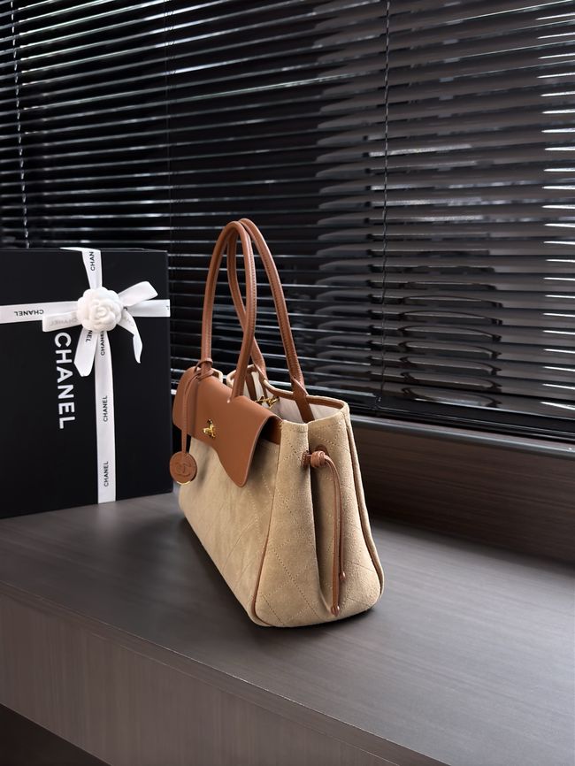 Chanel Shopping Bag AS6428 Dark Beige & camel Chanel Shopping Bag AS6428 Dark Beige & camel