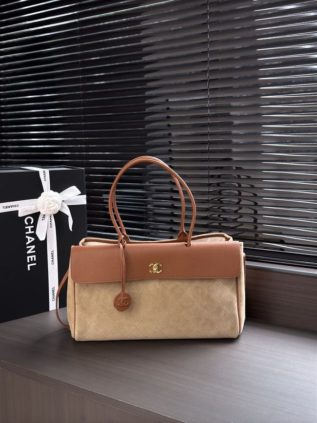 Chanel Shopping Bag AS6428 Dark Beige & camel Chanel Shopping Bag AS6428 Dark Beige & camel