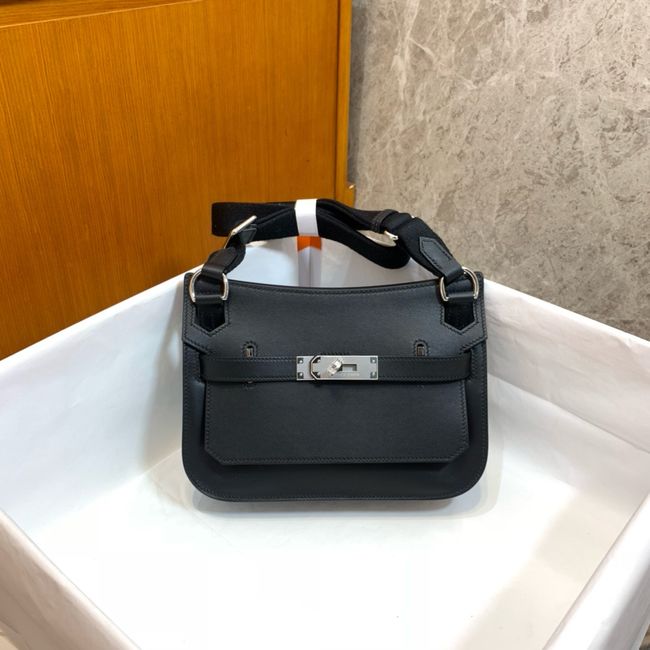 Hermes Jypsiere mini shoulder bag H088004 black Hermes Jypsiere mini shoulder bag H088004 black