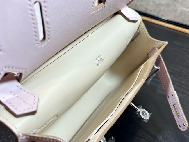Hermes Jypsiere mini shoulder bag H088004 light pink Hermes Jypsiere mini shoulder bag H088004 light pink