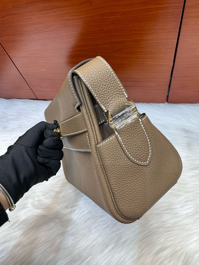 Hermes kelly messenger bag H08801 bark color Hermes kelly messenger bag H08801 bark color