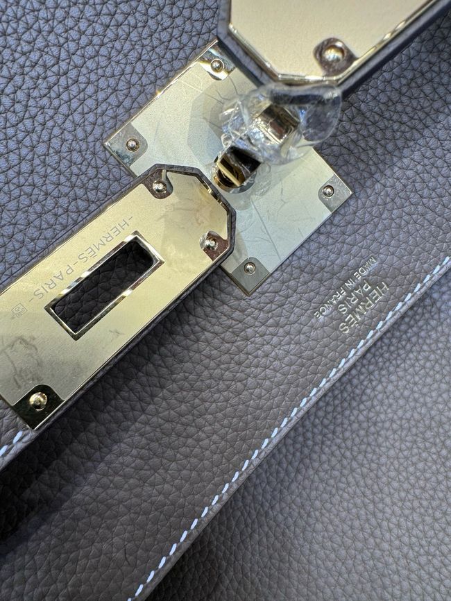 Hermes kelly messenger bag H08801 bark color Hermes kelly messenger bag H08801 bark color