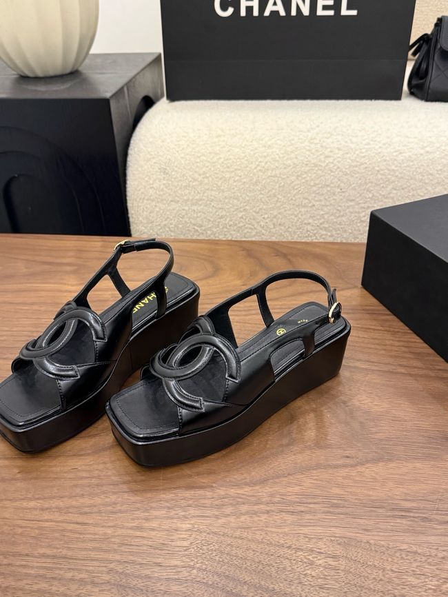 CHANEL Sandals Calfskin 55mm G47401-1