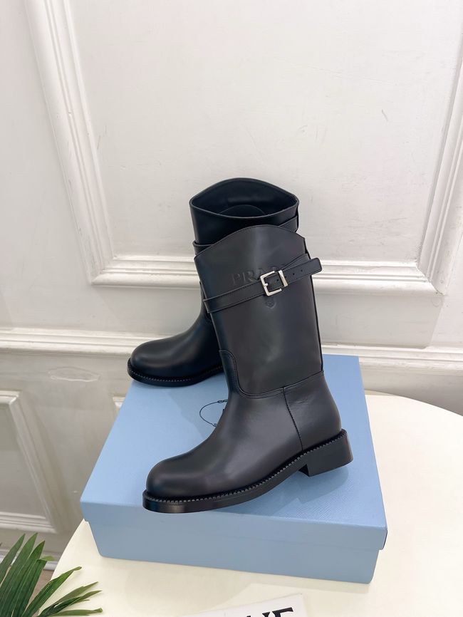 Prada Leather mid-calf boots 64207-1