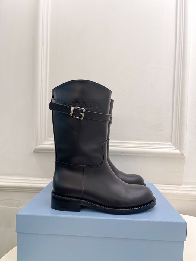 Prada Leather mid-calf boots 64207-1 Prada Leather mid-calf boots 64207-1