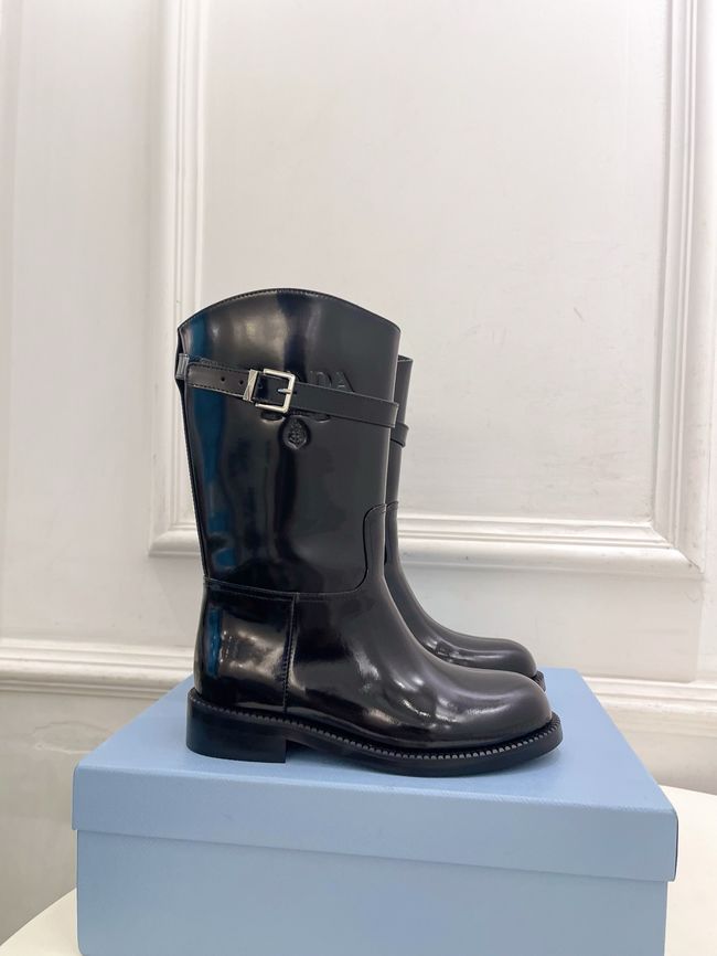 Prada Leather mid-calf boots 64207-2 Prada Leather mid-calf boots 64207-2