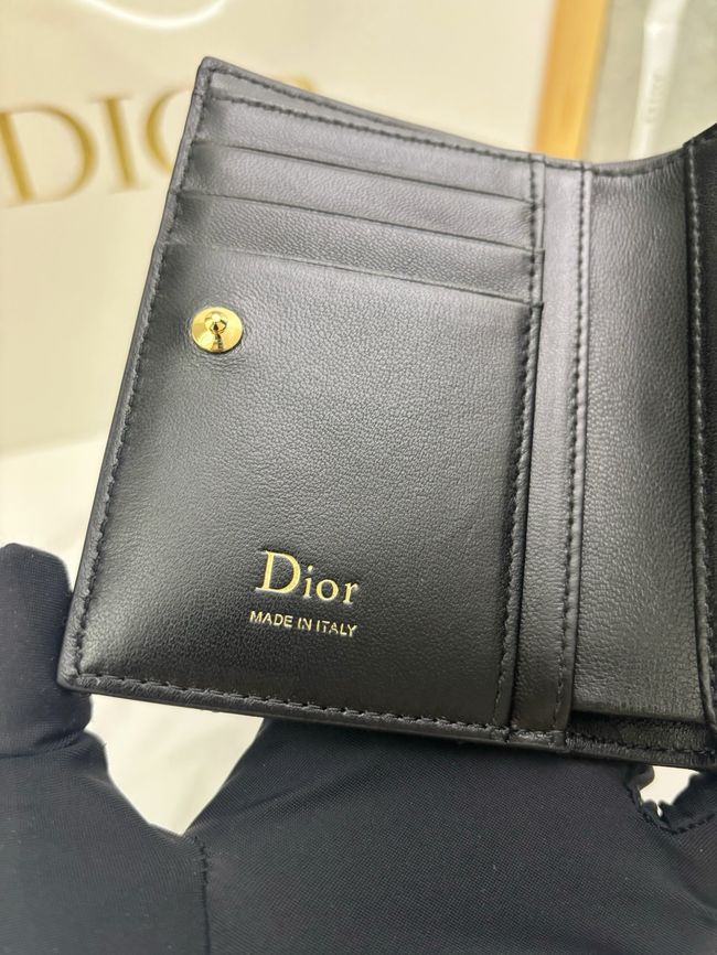 Lady Dior Dahlia Wallet Craie Cannage Lambskin S2065-6 Lady Dior Dahlia Wallet Craie Cannage Lambskin S2065-6